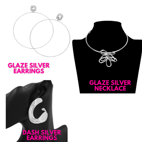 Glaze Silver Necklace (Choker)