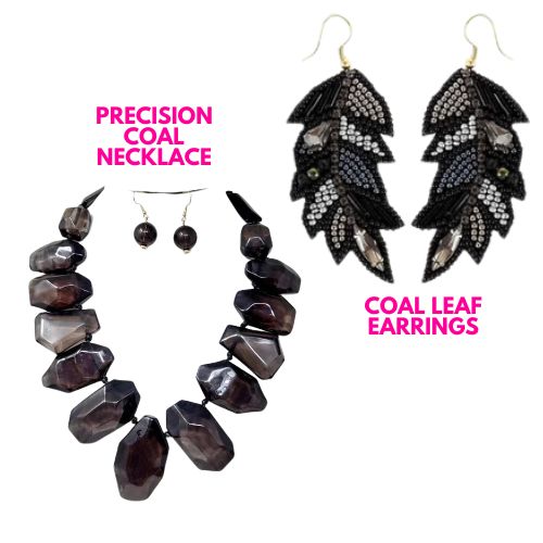 Precision Coal Necklace