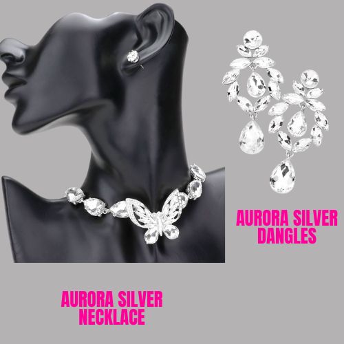 Aurora Silver Dangles