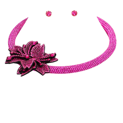 Electric Pink Necklace