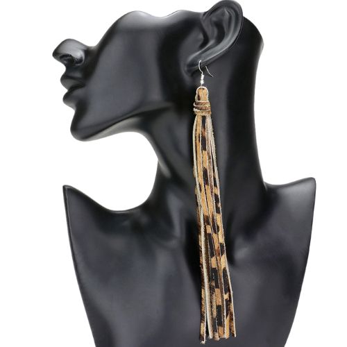 Sleek Leopard Earrings