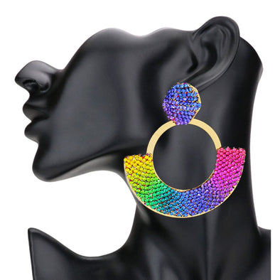 Rainbow Ombre Earrings