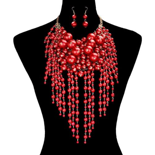 Wow Red Necklace